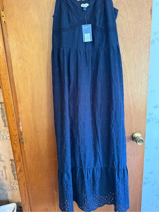 Universal Thread Dresses & Skirts - Universal Thread Navy Eyelet Tiered Maxi Skirt